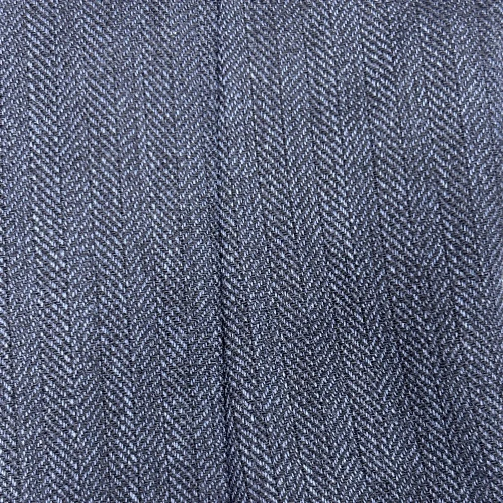 Vintage Lauren Ralph Lauren Blazer Men 48L Navy Blue Herringbone Wool Jacket 90s